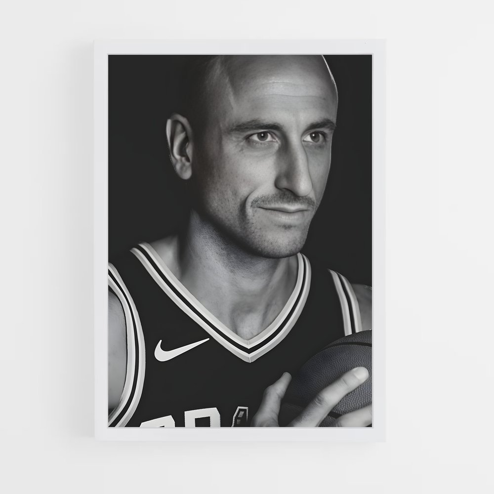 Poster Manu ginobili lois – affiche Basketball (vue 3)